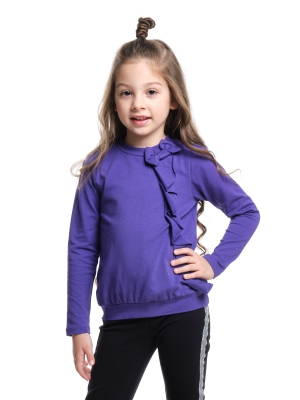 Футболка для девочек Mini Maxi, модель 0625, цвет фиолетовый/сиреневый