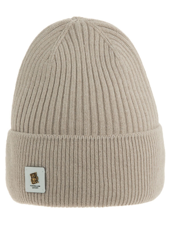 Шапка для девочки Галла, Миалт бежевый, зима - Зимние шапки для девочек