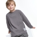 Лонгслив для мальчиков Mini Maxi, модель 6007, цвет графит