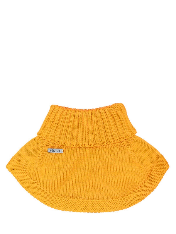 Сиропчик шарф-снуд, Mialt светло-оранжевый, весна-осень - Манишки детские