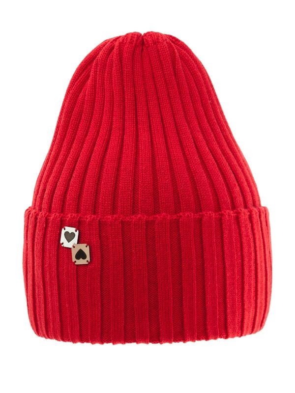Шапка для девочки Патриша, Миалт красный - Для девочек весна-осень