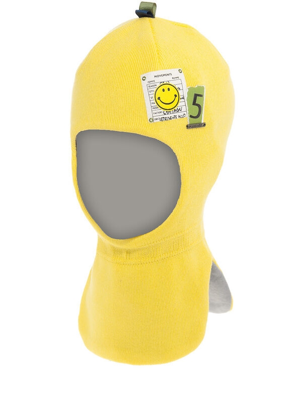 Шлем для мальчика Чиполлино, Миалт темно-желтый, весна-осень - Шлемы осень-весна