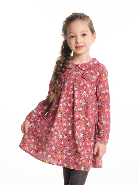 Платье для девочек Mini Maxi, модель 2659, цвет розовый - Платья для девочек с длинным рукавом