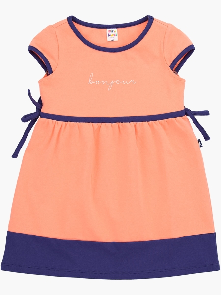 Платье для девочек Mini Maxi, модель 2947, цвет кремовый - Платья для девочек с коротким рукавом