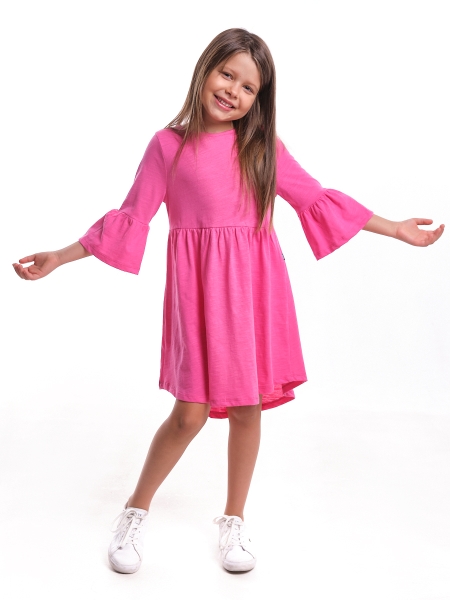 Платье для девочек Mini Maxi, модель 7138, цвет малиновый - Платья для девочек с рукавом 3/4