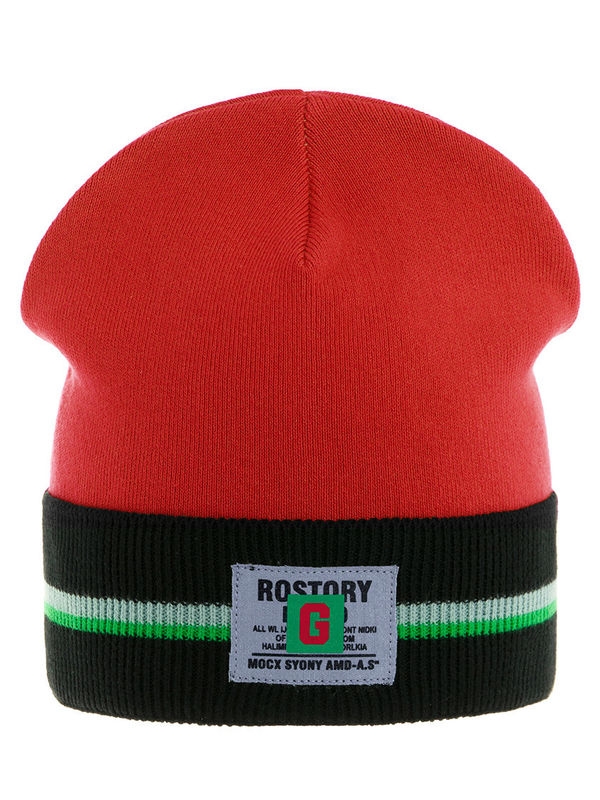 Шапка для мальчика Story, Миалт красный, весна-осень - Шапки весна-осень