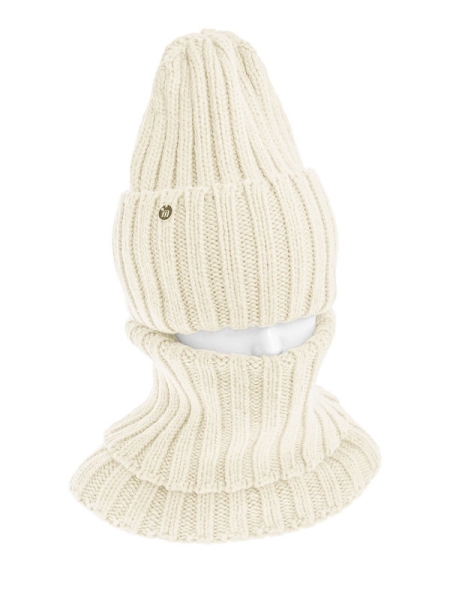 Комплект для девочки Антракт комплект, Миалт белый, зима - Комплекты: шапка и шарф