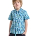 Рубашка для мальчиков Mini Maxi, модель 7928, цвет синий