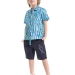 Рубашка для мальчиков Mini Maxi, модель 7928, цвет синий