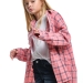 Рубашка для девочек Mini Maxi, модель 8013, цвет коралловый