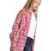 Рубашка для девочек Mini Maxi, модель 8013, цвет коралловый