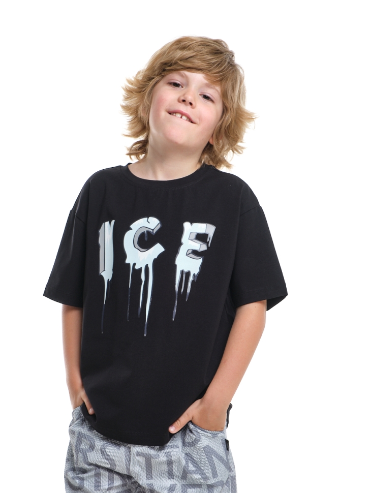 Футболка для мальчиков Mini Maxi, модель 9014, цвет черный - Футболки для мальчиков