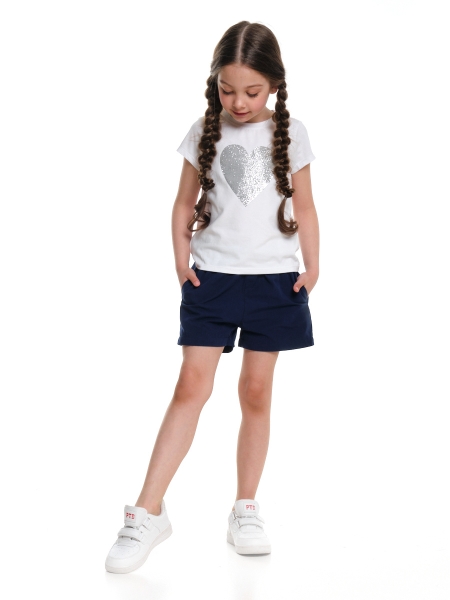 Комплект одежды для девочек Mini Maxi, модель 7467/7468, цвет белый - Комплекты летние