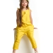 Комбинезон для девочек Mini Maxi, модель 7194, цвет горчичный