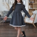 Платье для девочки школьное БУШОН SK42, цвет графит