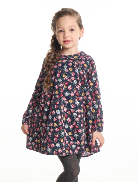 Платье для девочек Mini Maxi, модель 2659, цвет синий - Платья для девочек с длинным рукавом