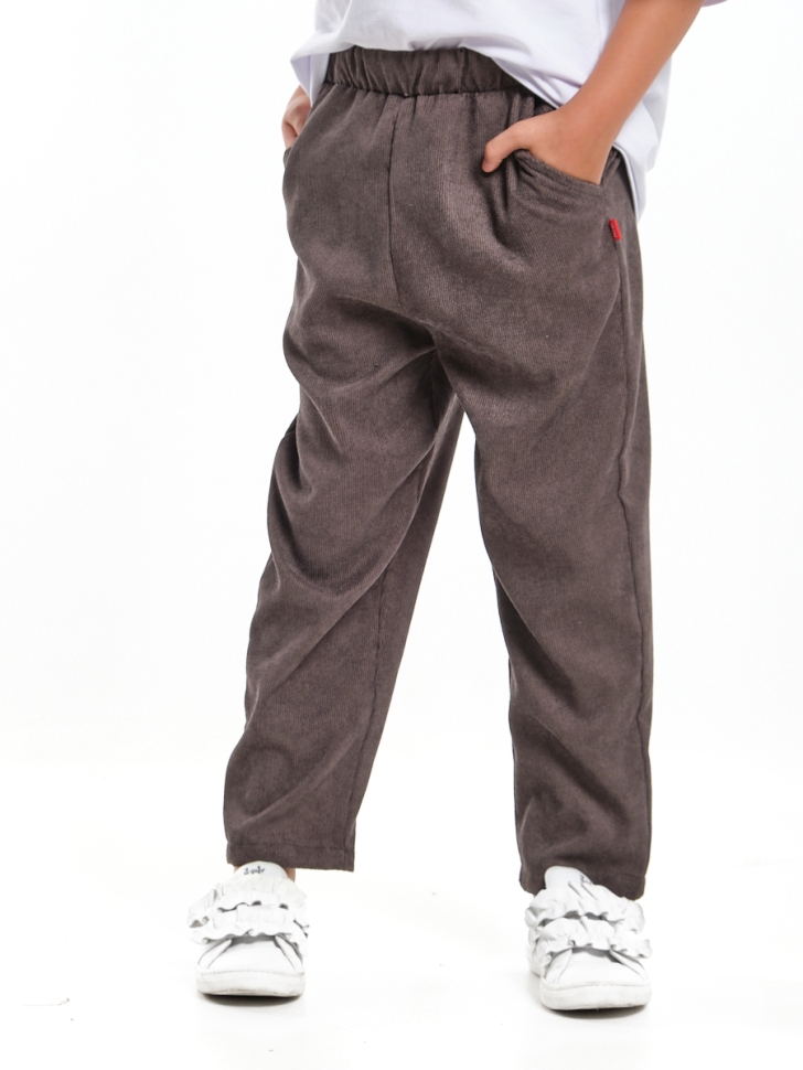 Вельветовые для девочек Mini Maxi, модель 7972, цвет коричневый - Брюки вельветовые