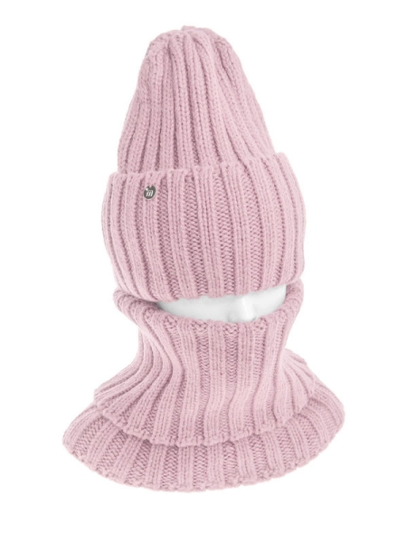 Комплект для девочки Антракт комплект, Миалт бледно-розовый, зима - Комплекты: шапка и шарф
