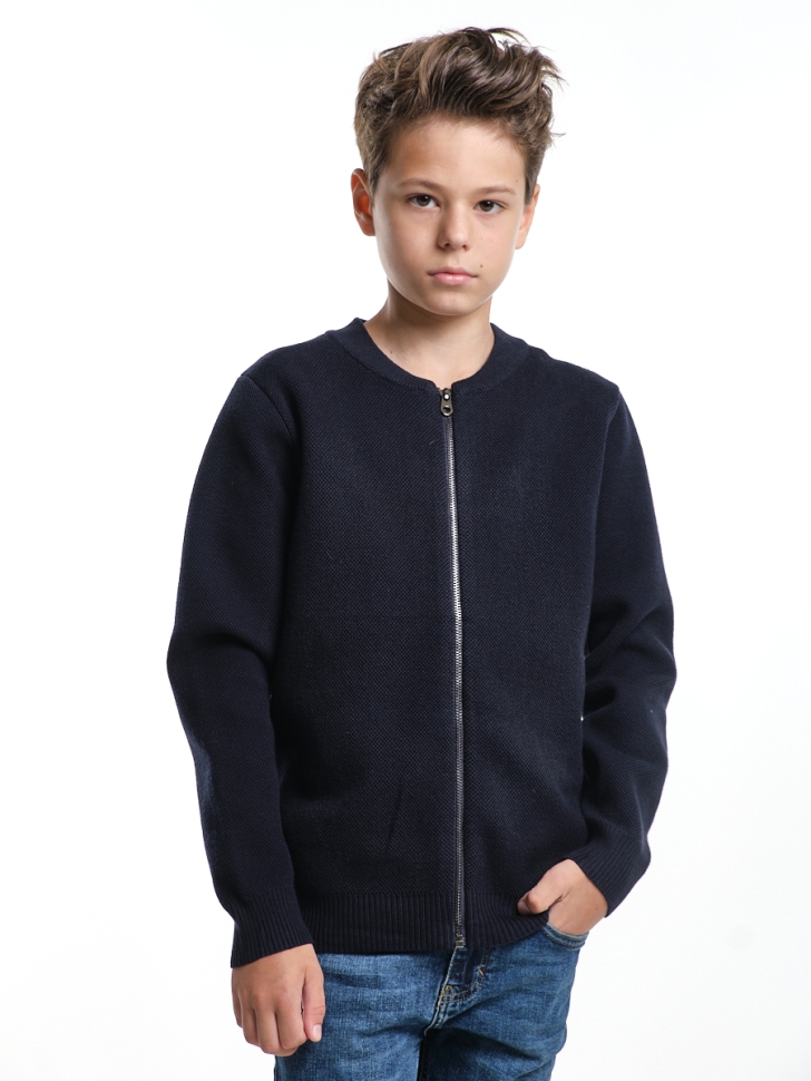 Кардиган для мальчиков Mini Maxi, модель 3323025, цвет синий - Кардиганы