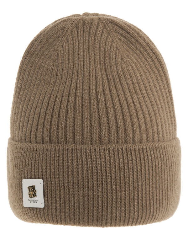 Шапка для девочки Галла, Миалт светло-коричневый, зима - Зимние шапки для девочек