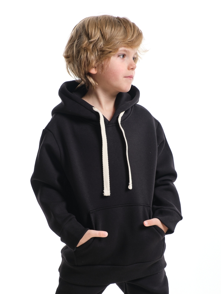 Худи для мальчиков Mini Maxi, модель 7806, цвет черный - Худи, толстовки с капюшоном