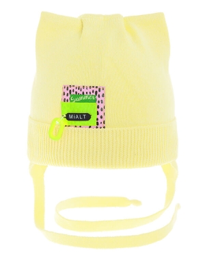 Шапка для девочки Анита NEW, Миалт светло-желтый/48-50, весна-осень