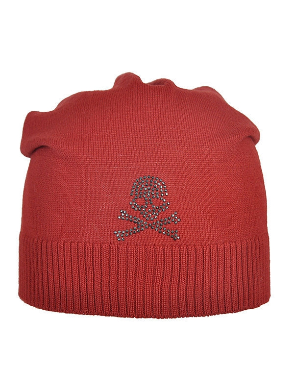Шапка Байк, Миалт красный, весна-осень - Для девочек весна-осень