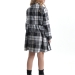 Платье для девочек Mini Maxi, модель 7862, цвет черный/белый/клетка