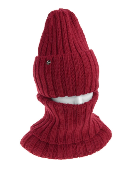Комплект для девочки Антракт комплект, Миалт красный, зима - Комплекты: шапка и шарф