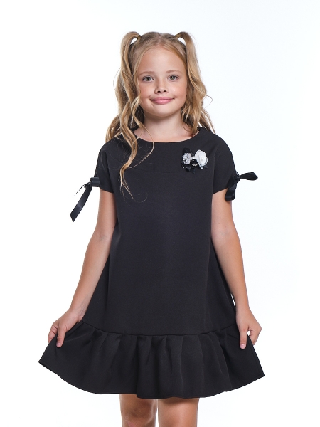 Платье для девочек Mini Maxi, модель 6940, цвет черный/серый - Платья коктельные / вечерние