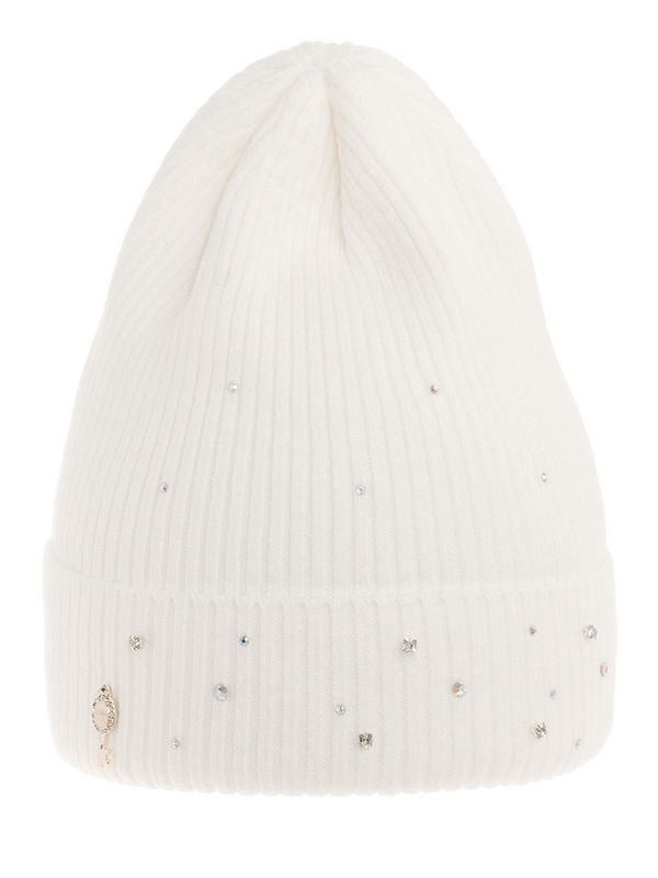 Шапка для девочки Нимфа, Миалт белый, весна-осень - Для девочек весна-осень