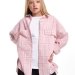 Рубашка для девочек Mini Maxi, модель 7983, цвет розовый/клетка