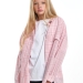 Рубашка для девочек Mini Maxi, модель 7983, цвет розовый/клетка