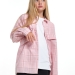 Рубашка для девочек Mini Maxi, модель 7983, цвет розовый/клетка
