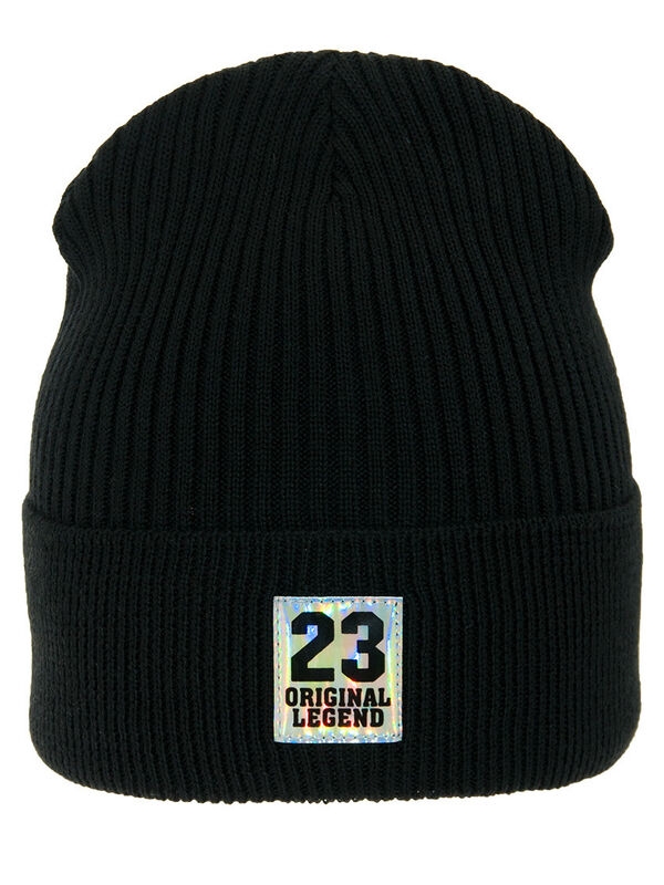 Шапка для девочки Вечер, Миалт черный, весна-осень - Зимние шапки для девочек