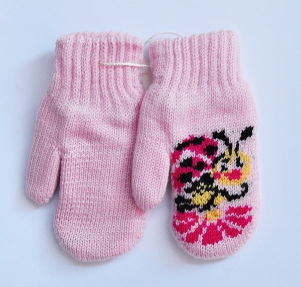 Варежки детские двойные - Варежки