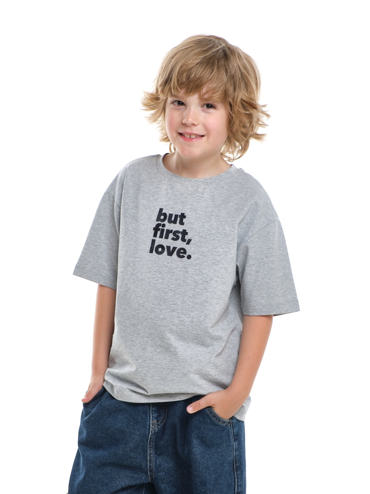 Футболка для мальчиков Mini Maxi, модель 9005, цвет серый - Футболки для мальчиков