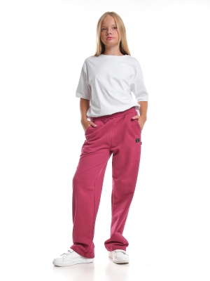 Брюки для девочек Mini Maxi, модель 6011, цвет брусничный