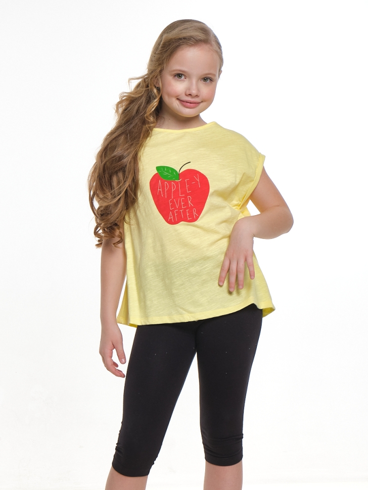 Футболка для девочек Mini Maxi, модель 514, цвет желтый - Футболки для девочек