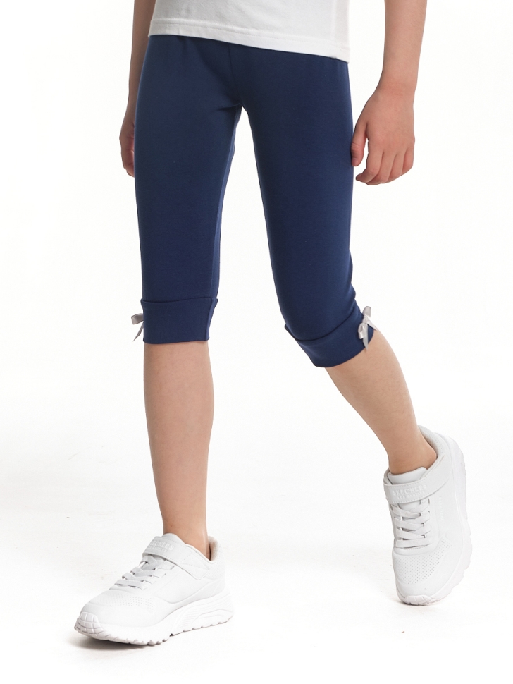 Бриджи для девочек Mini Maxi, модель 3537, цвет синий - Бриджи / велосипедки