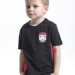 Футболка для мальчиков Mini Maxi, модель 6960, цвет черный/красный