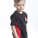 Футболка для мальчиков Mini Maxi, модель 6960, цвет черный/красный
