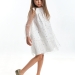 Платье для девочек Mini Maxi, модель 7847, цвет белый