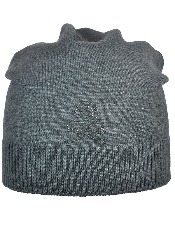 Шапка Байк, Миалт темно-серый, весна-осень - Для девочек весна-осень