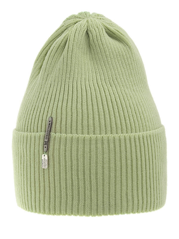 Шапка Общество, Миалт светло-оливковый, весна-осень - Шапочки молодежные