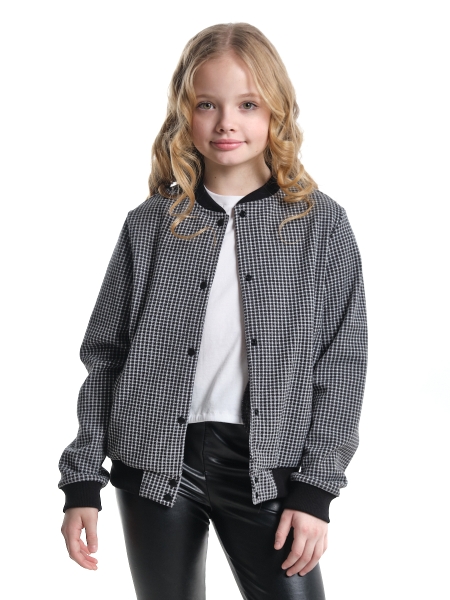 Куртка для девочек Mini Maxi, модель 7864, цвет клетка - Бомберы / куртки