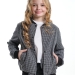 Куртка для девочек Mini Maxi, модель 7864, цвет клетка
