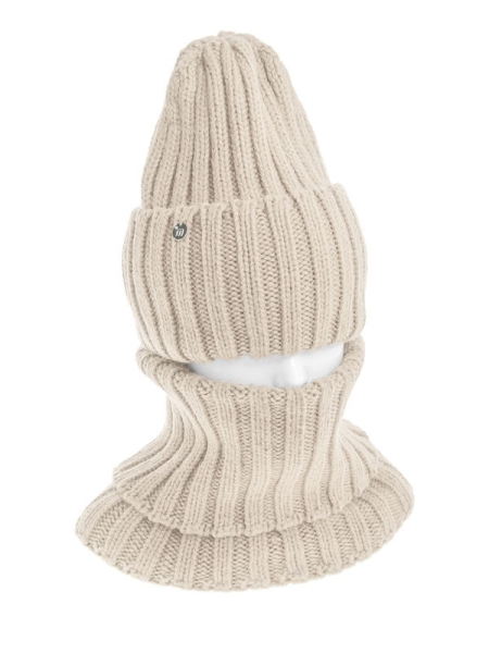 Комплект для девочки Антракт комплект, Миалт светло-бежевый, зима - Комплекты: шапка и шарф