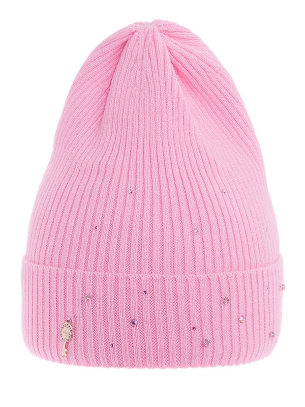 Шапка для девочки Нимфа, Миалт розовый, весна-осень - Для девочек весна-осень