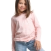 Футболка для девочек Mini Maxi, модель 7721, цвет кремовый/розовый